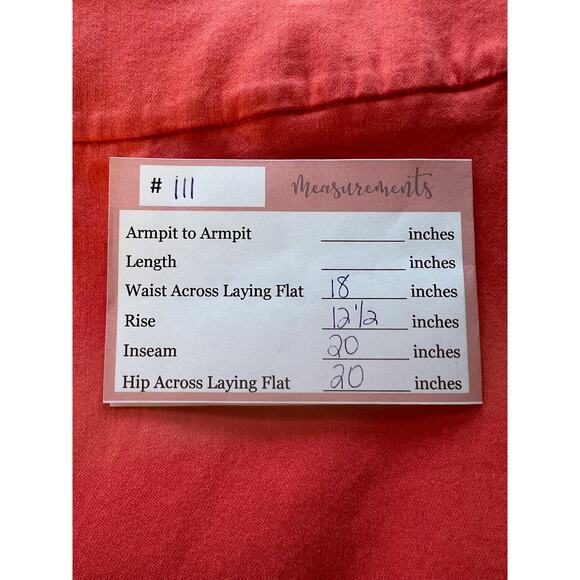 Nina Leonard Orange High Rise Pull-on Ruffle Hem Cropped Pants Size 1X - Picture 9 of 9